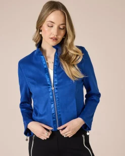 New Jacke in Veloursleder-Optik Jacken & Mäntel