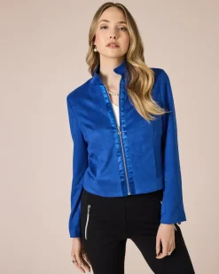 New Jacke in Veloursleder-Optik Jacken & Mäntel