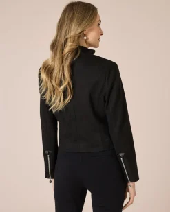 New Jacke in Veloursleder-Optik Jacken & Mäntel