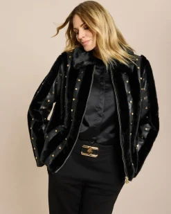 Sale Jacke mit Nieten Jacken & Mäntel