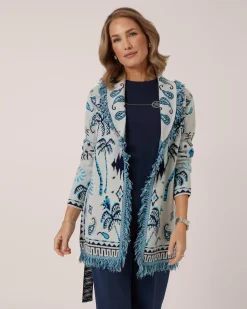 Best Jacquard-Cardigan Kaschmirblend Strickware