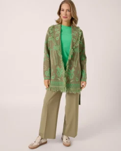 Best Jacquard-Cardigan Kaschmirblend Strickware