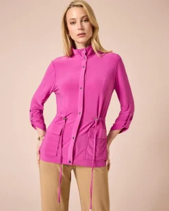 Online Jäckchen mit aufgesetzten Taschen Shirts & Tops