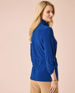 Online Jäckchen mit aufgesetzten Taschen Shirts & Tops