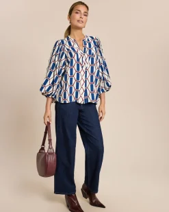 Hot Jeans aus Lyocell mit weitem Bein Jeans|Hosen