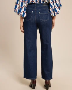 Hot Jeans aus Lyocell mit weitem Bein Jeans|Hosen