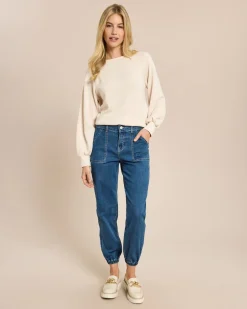 Sale Jeans im Jogpant-Style Jeans|Hosen