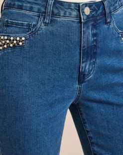 Outlet Jeans mit Perlendeko Jeans|Hosen
