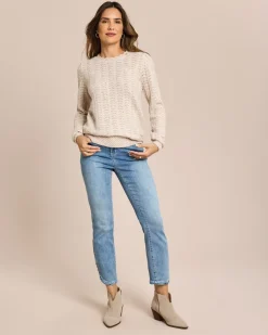 Sale Jeans mit Schleifenbesatz Jeans|Hosen