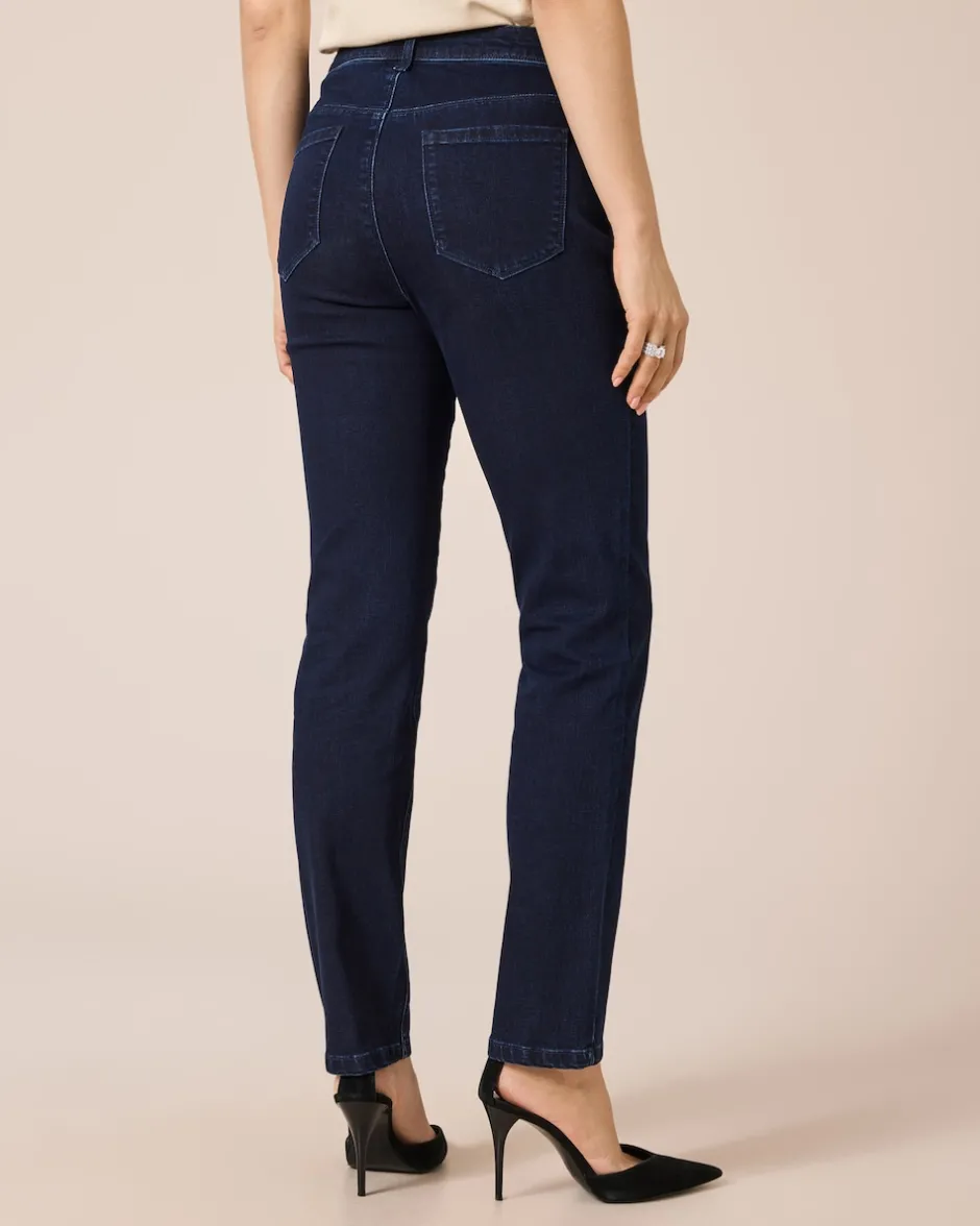 Jeans mit Stickerei und Pailletten Jeans|Hosen