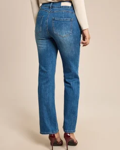 Jeans mit Tencel und Knöpfen Jeans|Hosen