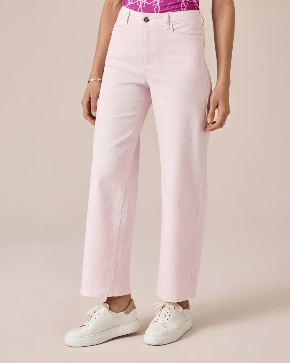 Jeans mit weitem Bein Jeans|Hosen