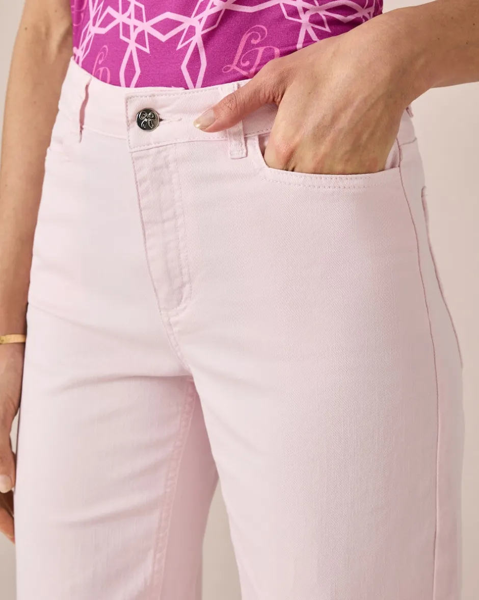 Jeans mit weitem Bein Jeans|Hosen