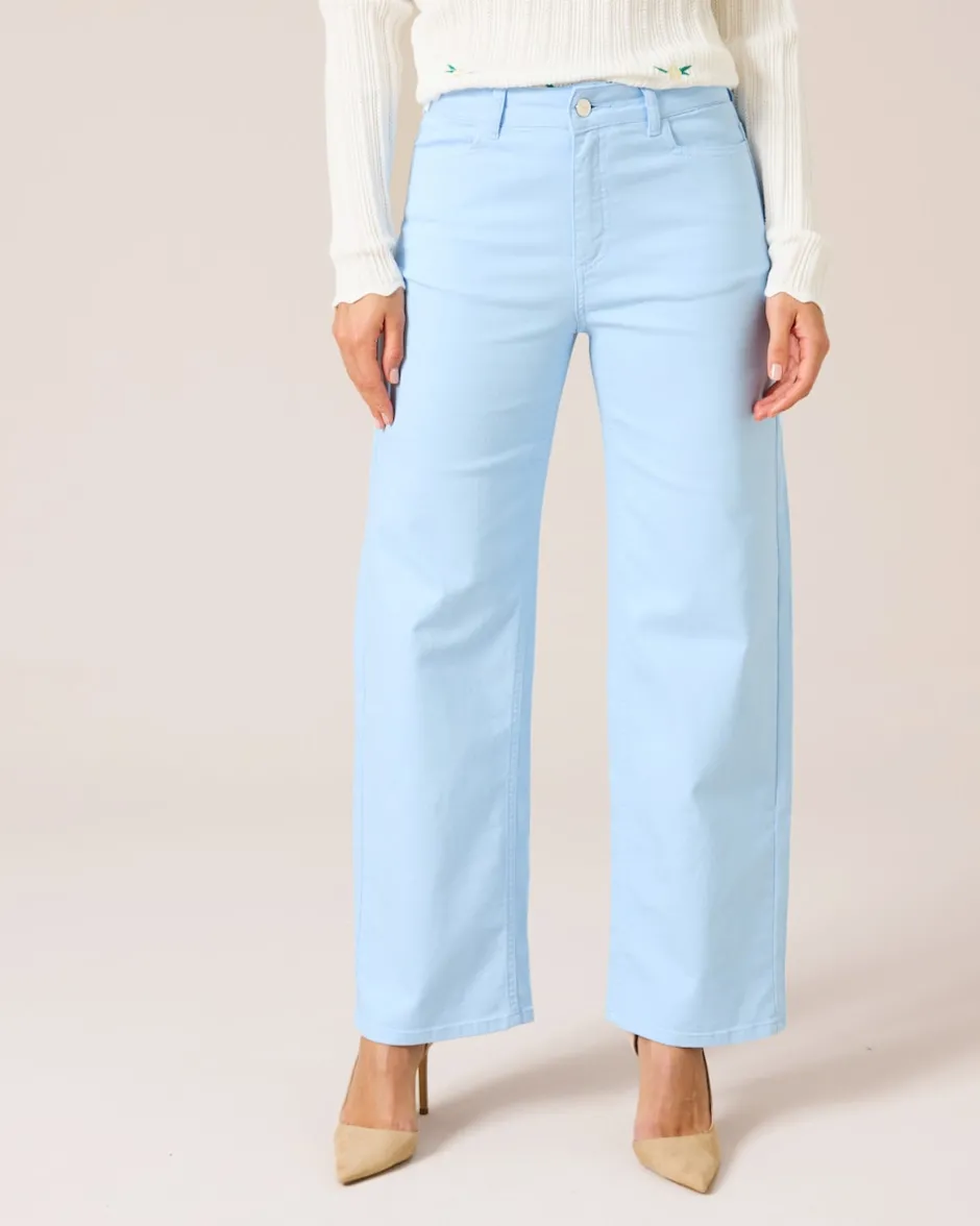 Jeans mit weitem Bein Jeans|Hosen