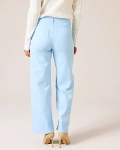 Jeans mit weitem Bein Jeans|Hosen