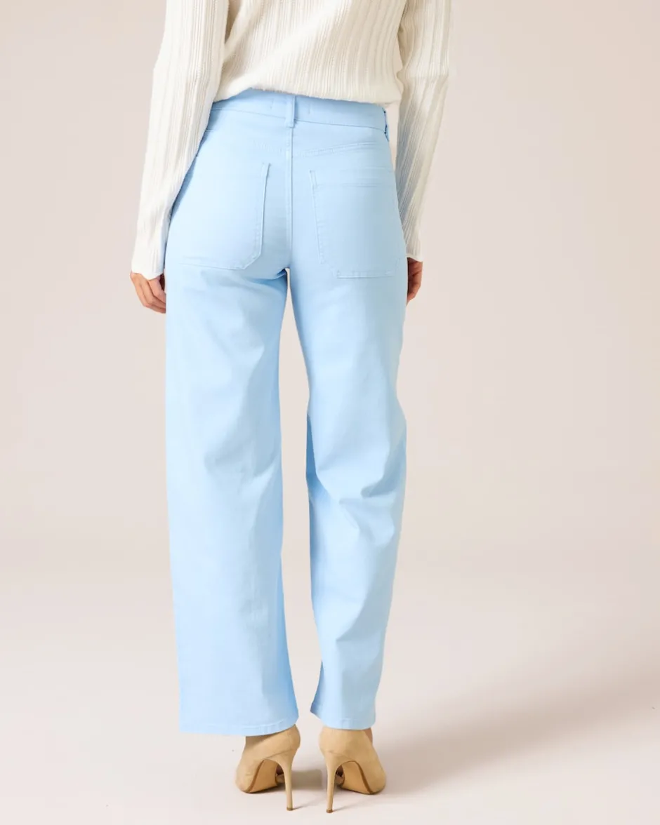 Jeans mit weitem Bein Jeans|Hosen