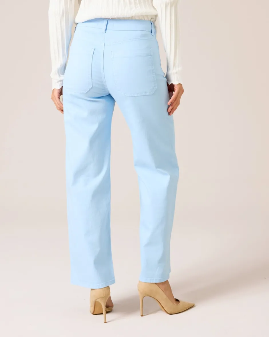 Jeans mit weitem Bein Jeans|Hosen