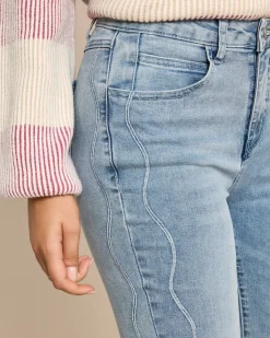 Best Jeans mit Wellenstick Jeans|Hosen