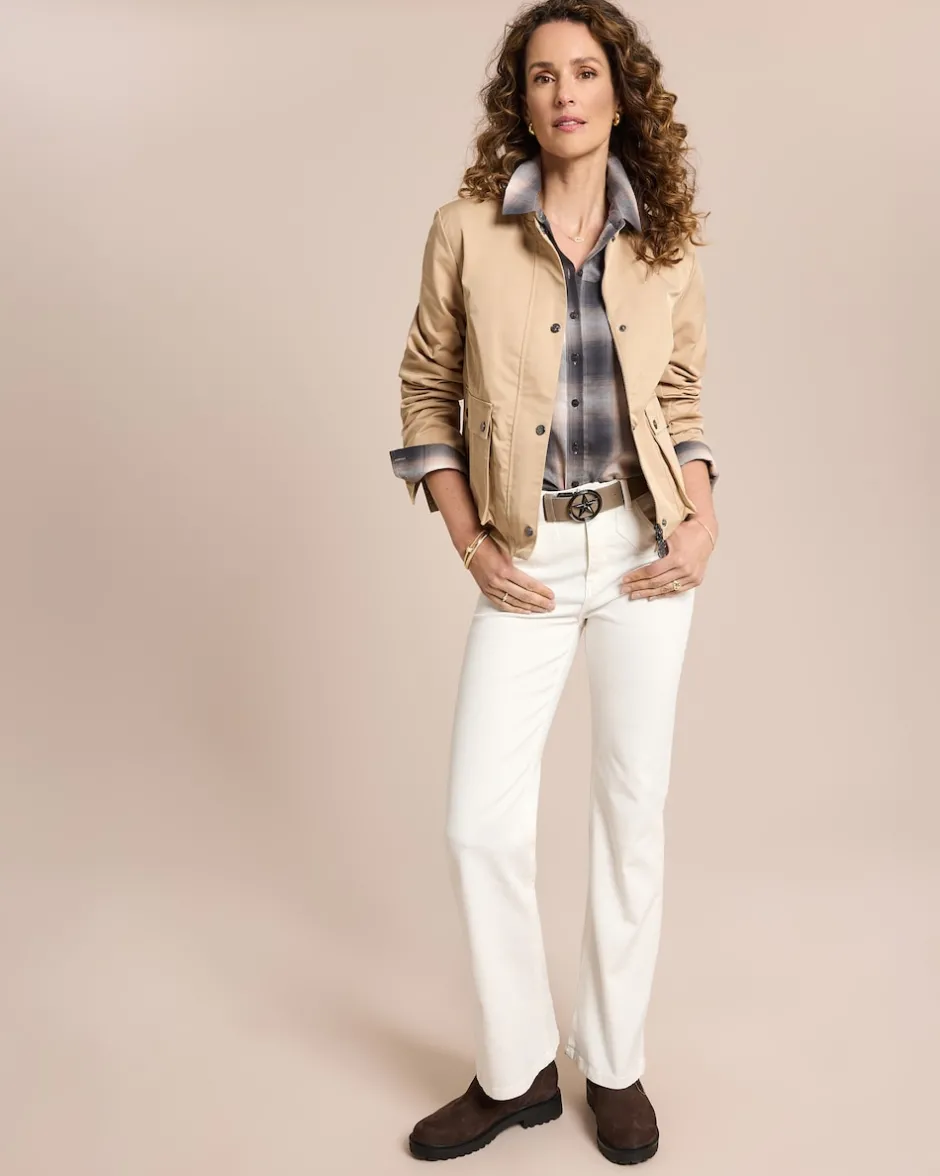 Jeanshose mit Schlag Hosen