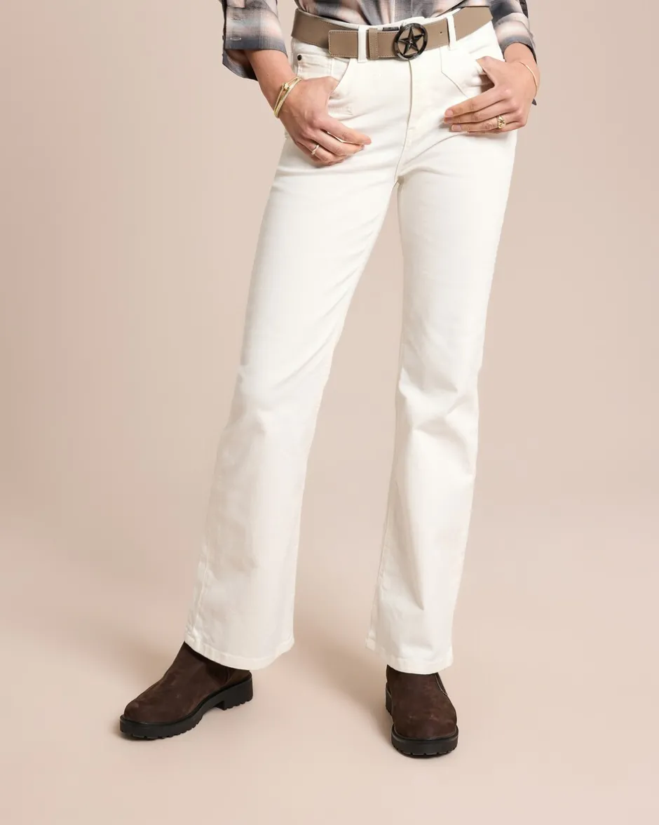 Jeanshose mit Schlag Hosen