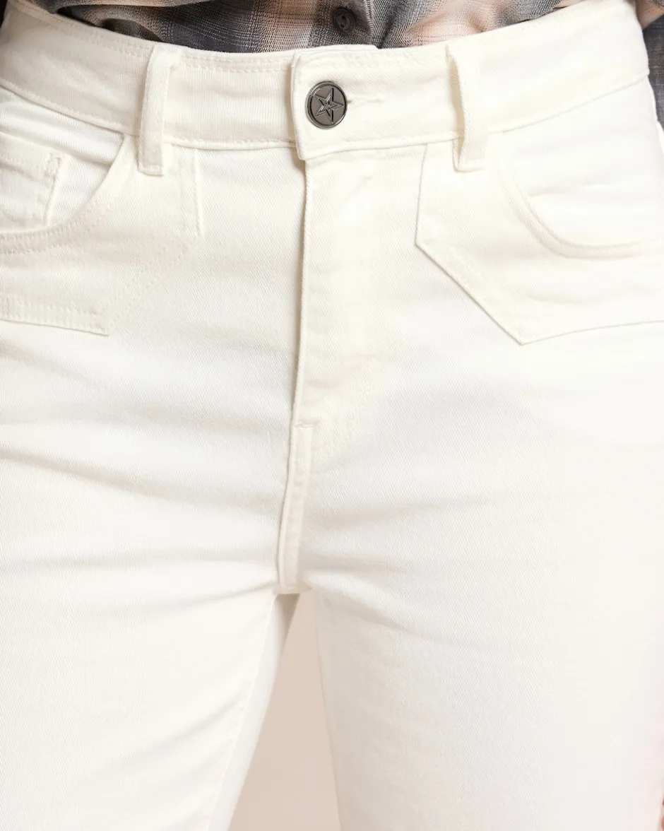 Jeanshose mit Schlag Hosen