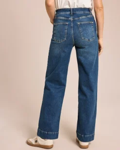 Jeanshose weites Bein Hosen