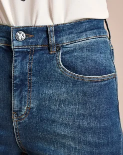 Jeanshose weites Bein Hosen