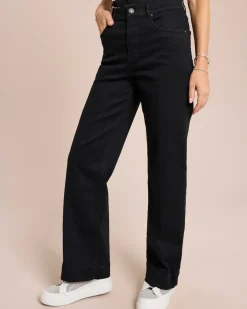 Jeanshose weites Bein Hosen