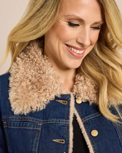 Jeansjacke mit Webpelz Jacken & Mäntel