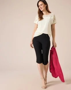 New 3/4-Jeggings mit Schlitzen Hosen