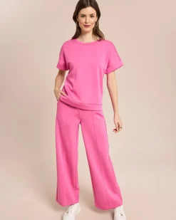 Jersey Hose mit ausgestelltem Bein Hosen