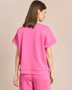 Outlet Jersey Shirt mit weiten Ärmeln Shirts & Tops