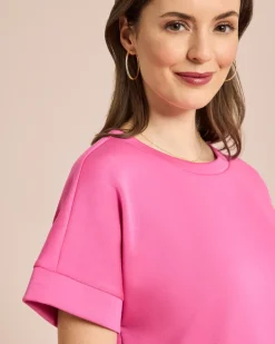 Outlet Jersey Shirt mit weiten Ärmeln Shirts & Tops