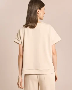 Outlet Jersey Shirt mit weiten Ärmeln Shirts & Tops