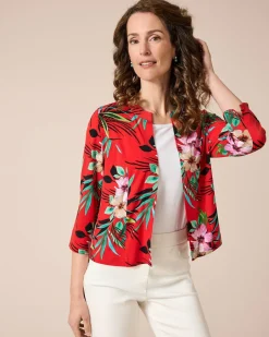 Online Jerseyjacke mit Print Jacken & Mäntel