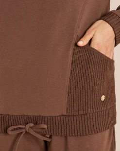 Online Jersey-Set mit Strickeinsätzen Hosen