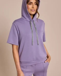 Hot Kapuzen-Shirt mit Bändern Shirts & Tops