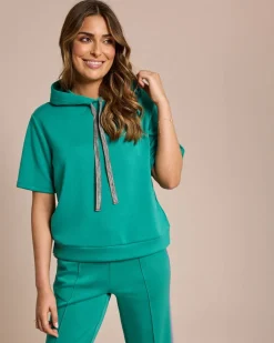 Hot Kapuzen-Shirt mit Bändern Shirts & Tops