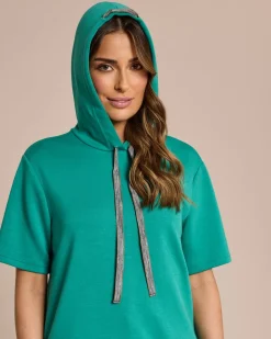 Hot Kapuzen-Shirt mit Bändern Shirts & Tops