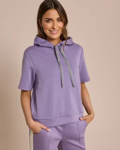 Hot Kapuzen-Shirt mit Bändern Shirts & Tops