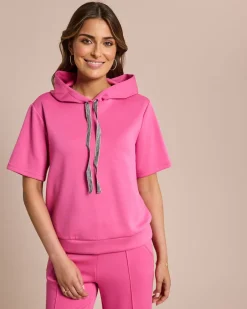 Hot Kapuzen-Shirt mit Bändern Shirts & Tops