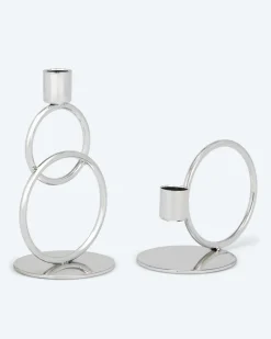 Best Kerzenständer "Ringe", 2tlg. Dekoration