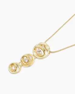 Hot Kette + Anhänger mit Zirkonia Halsketten & Colliers