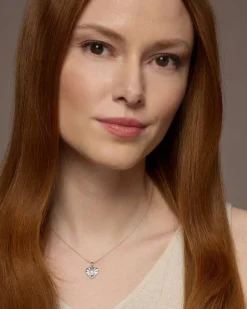 Sale Kette mit Brillantanhänger 0,08 ct Halsketten & Colliers