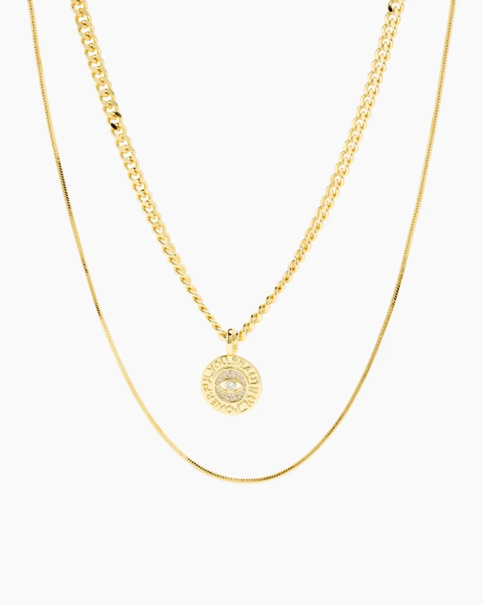 Online Ketten-Set, 2tlg. mit Vario-Clip Halsketten & Colliers