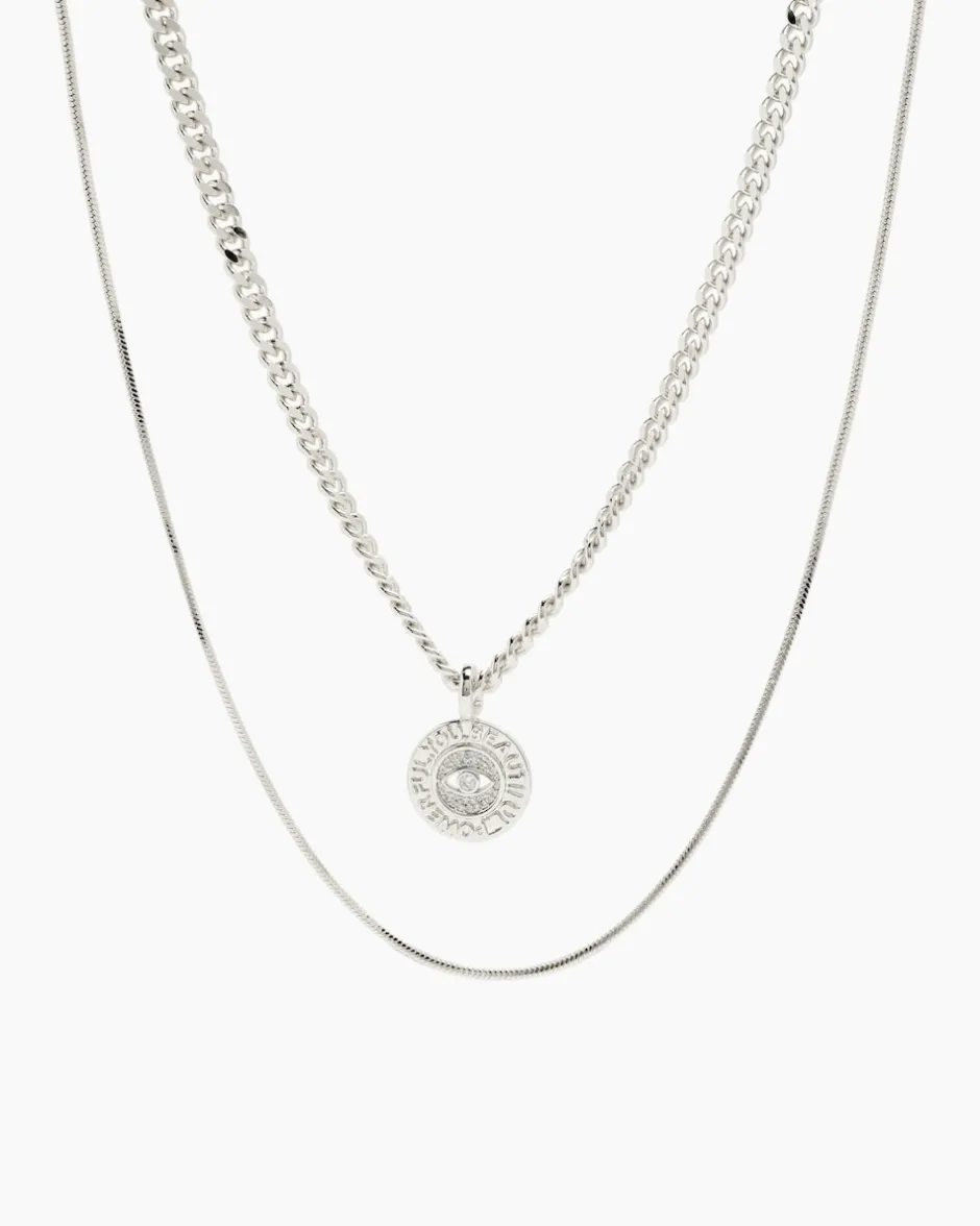 Online Ketten-Set, 2tlg. mit Vario-Clip Halsketten & Colliers