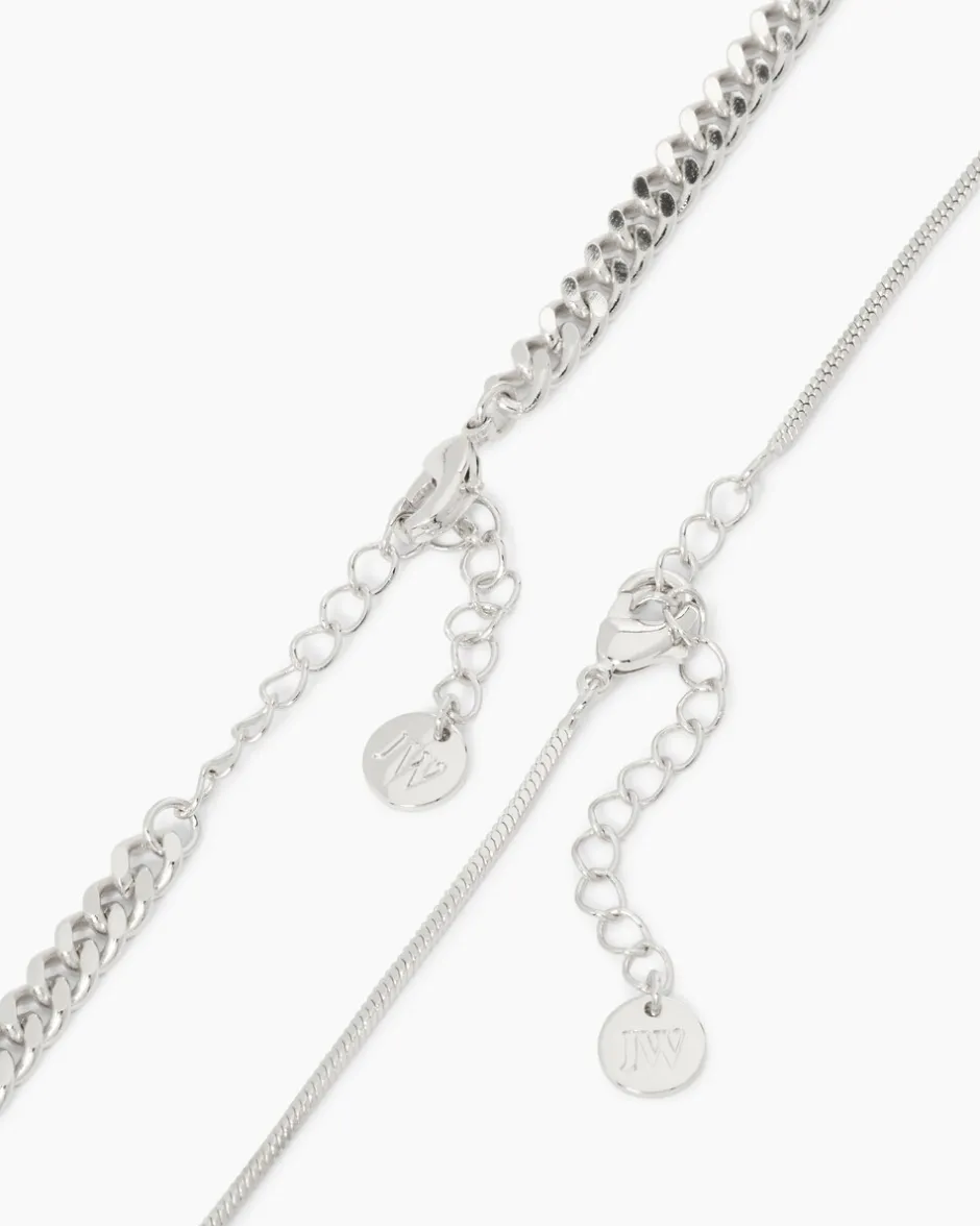 Online Ketten-Set, 2tlg. mit Vario-Clip Halsketten & Colliers