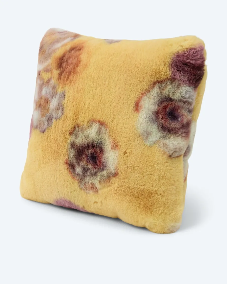 New Kissen in Kaninchenfell-Optik "Edelrose" Heimtextilien