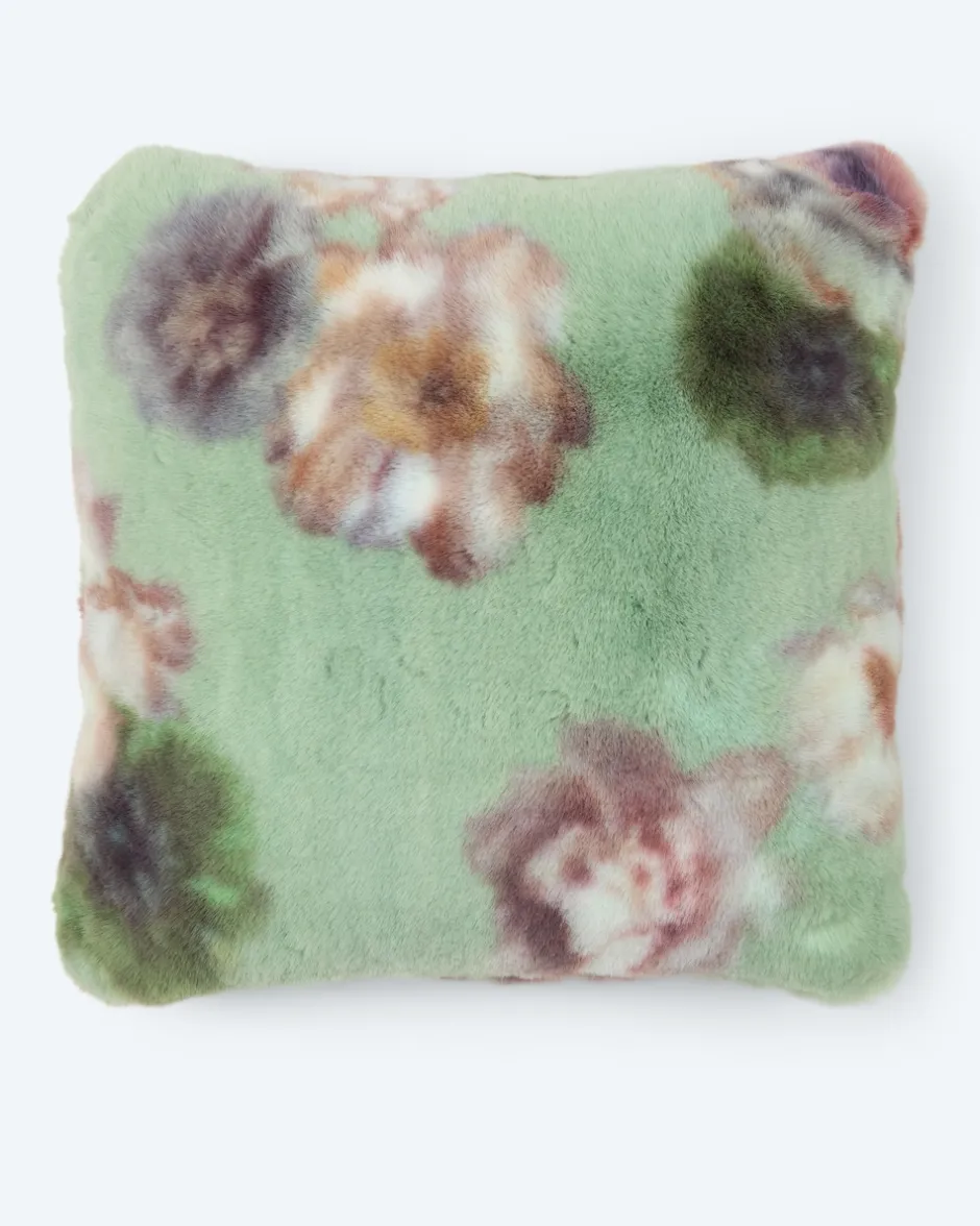 New Kissen in Kaninchenfell-Optik "Edelrose" Heimtextilien