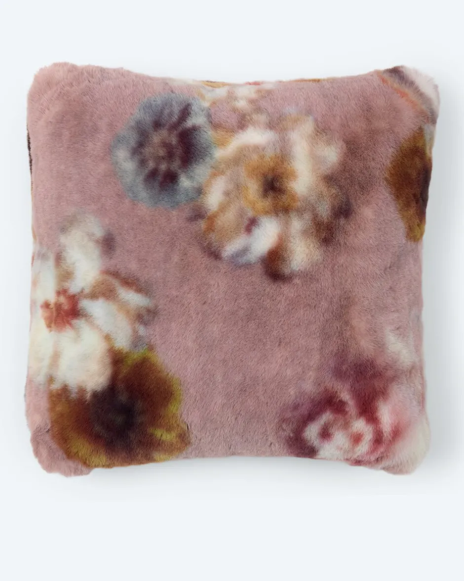 New Kissen in Kaninchenfell-Optik "Edelrose" Heimtextilien